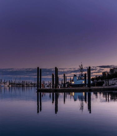 Evening at Mackay Habour. Created by Glen Ross.