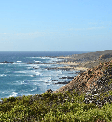 Picture of Cape Naturaliste, WA Coastline with bays and wild ocean