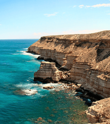 coastal section of the park, cliffs running south from the town of Kalbarri