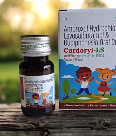 Cardoryl-LS drops 15 ml dropper bottle pediatric cough medicine
