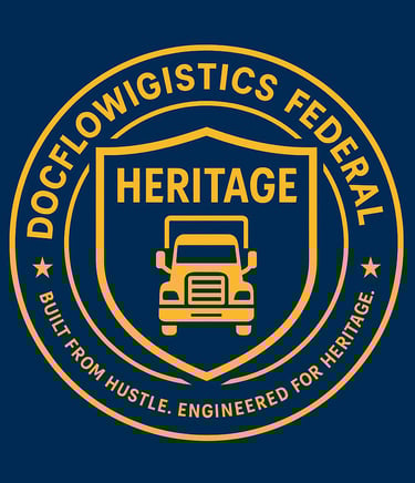 Federal Logistics Playbook seal icon representing DOT and FMCSA compliance guidance