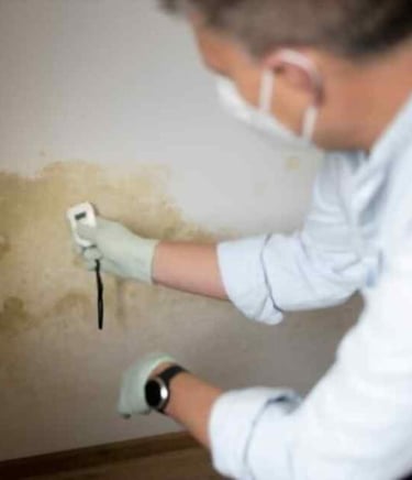 Certified MoldWarden inspector testing a North San Diego County home for air quality and safety