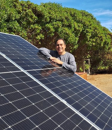 Paneles a piso en Algarrobo 3,3kW 