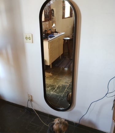 Espelho oval Metro Objetos