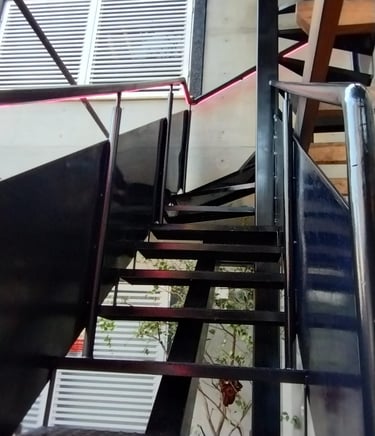 Lance reto da escada