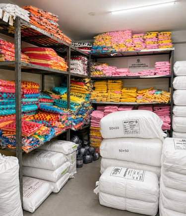 Packaging materials and plastic bags stock warehouse in Indore by New Gurunanak Plastic & Packaging