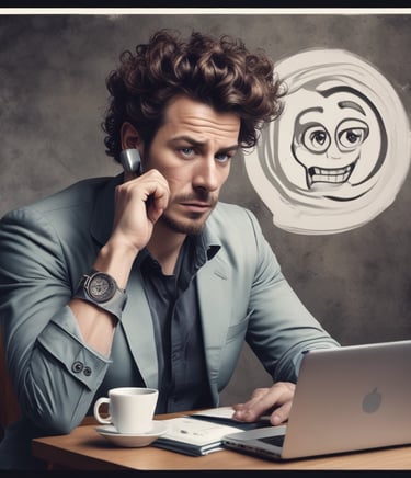 A diverse team collaborating over marketing strategy documents in a bright office.