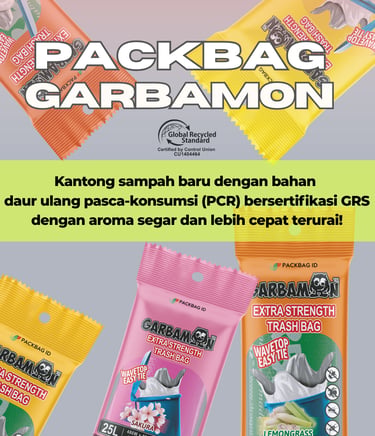 Kantong Sampah Premium Wangi Garbamon PACKBAG ID