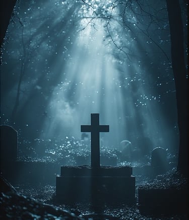 Murdered by Darkness Image The grave