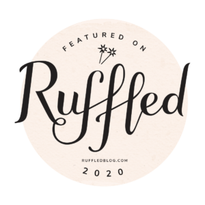 lets hair bridal hairstylist featured on the RUFFLED wedding blog