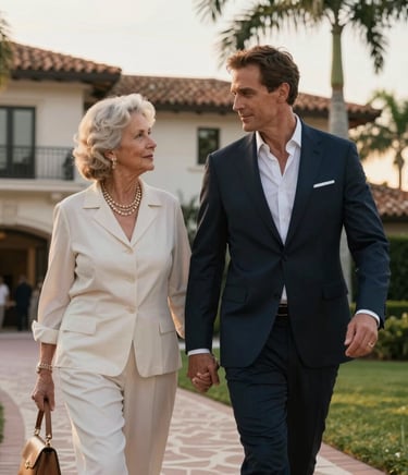 A compassionate companion assisting a senior gentleman with light household tasks in a bright, welcoming home.