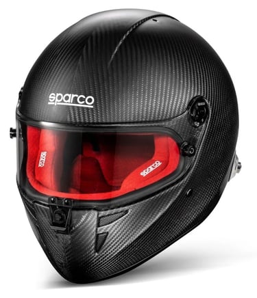 carbon sparco helmet