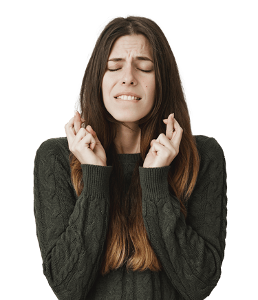 Person struggling with sleep problems