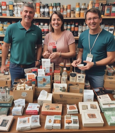 A friendly customer service representative smiling, ready to assist Novadrops shoppers.