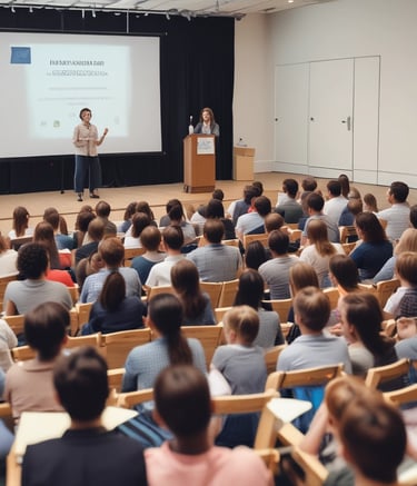 Advisors meeting with a parent reviewing US boarding school options.