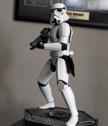figurine resine fanart  stormtrooper