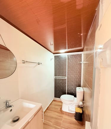 Baño afuera privado
