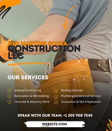 flyer midia construction eua_mirium_agencia de marketing digital