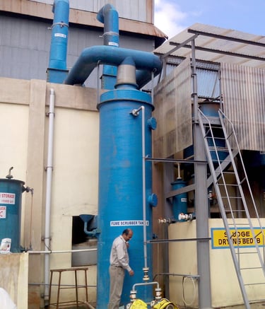 FUME SCRUBBING SYSTEM FOR ACID PICKLING PLANT