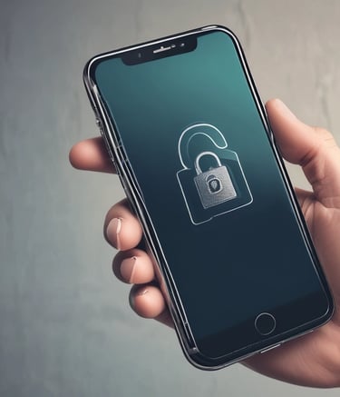 A person using a mobile phone to check their investment balance