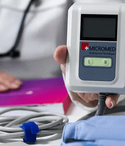 Monitoramento com Gravadores de MAPA e Holter da Micromed.