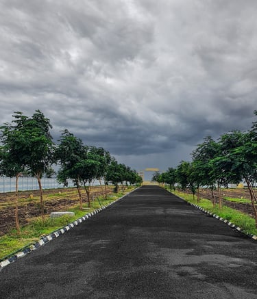 BT Road ulhala road, pragathi layout, sun infra projects, plots