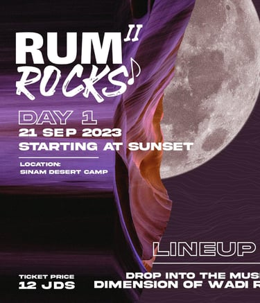 Social Media post Rum Rocks II