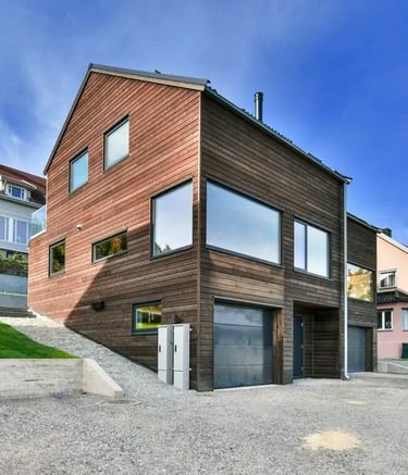 Timber frame houses