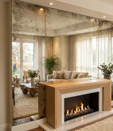 lustra postarzane, lustra antyczne na wymiar