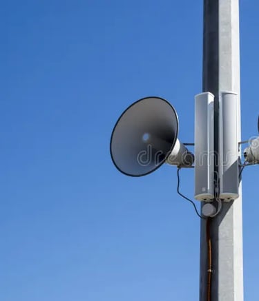 6️⃣ 🌳 أنظمة الصوت الخارجية (Outdoor & Public Address Systems)