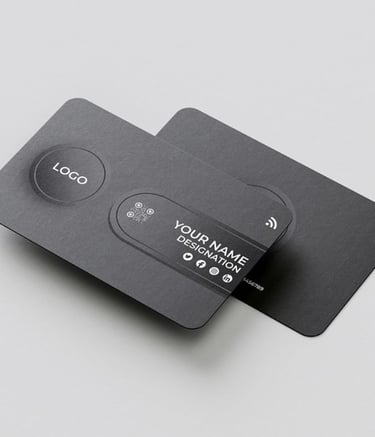 Custom NFC-enabled digital business card design. available at nfcphilippines.com