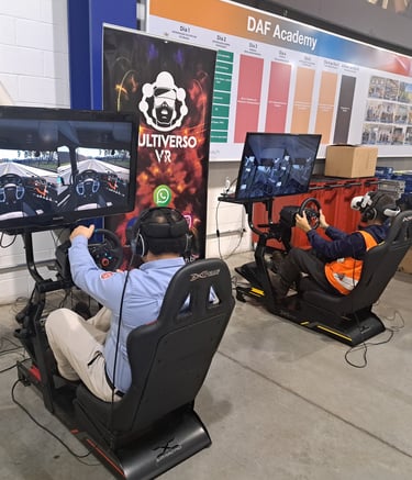 "Ação com VR para Maio Amarelo"