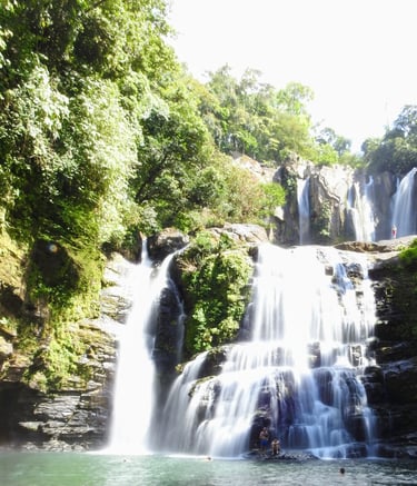 Nauyaca waterfall in Costa Rica 