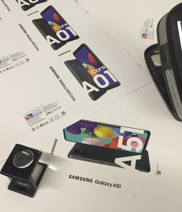 Control de impresión para SamsungA51 y A01. 