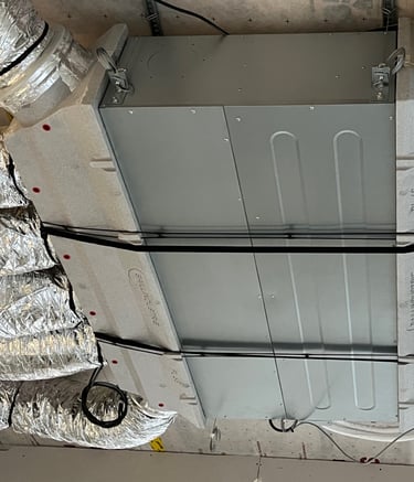 Chauffage et climatisation par un gainable