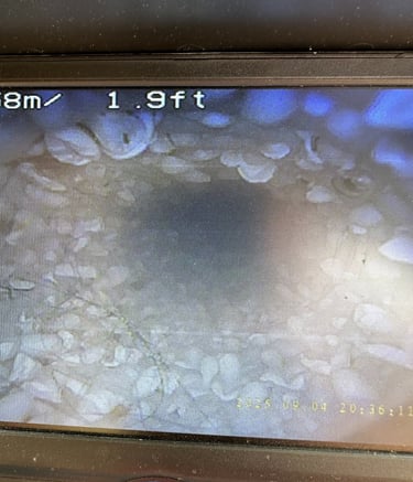 Vision caméra tuyaux skimmer HS