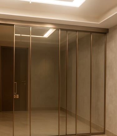 Telescopic slider doors
