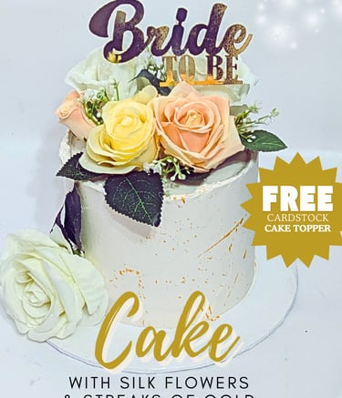 bridal shower cakes langley