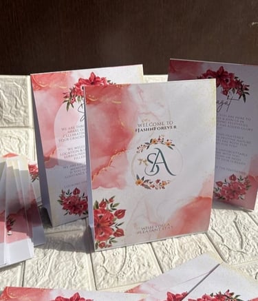  Function Tent Card  by Geet Events