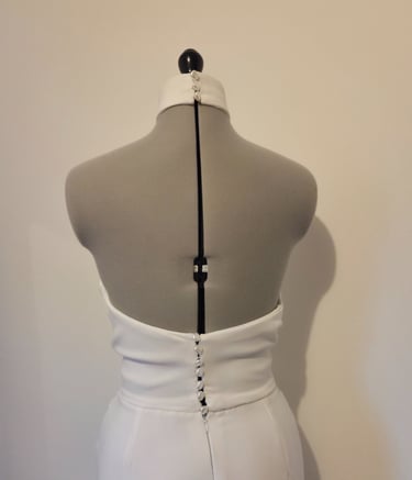 dos robe sur-mesure travaillée à Lille