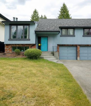 Residential painting project in South Surrey