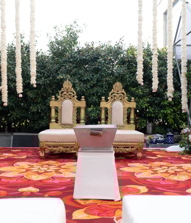 Wedding Ceremony Indian Hindu Setup