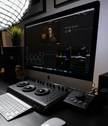 Edição de vídeo e imagem