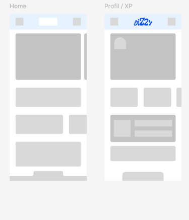 Wireframe Bizzy App