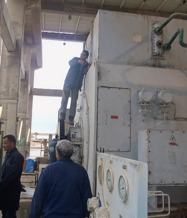 3.1 MW 11kV Synchronous motor maintenance