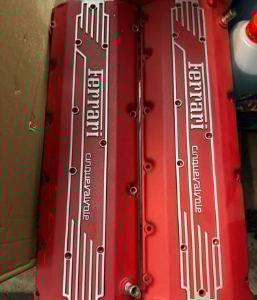 an Enlab pair of red valved valved valved valved valved valved
