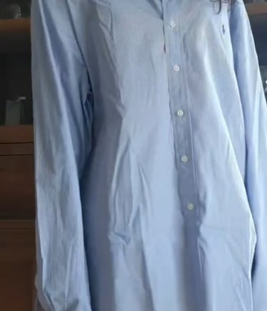 chemise avant transformation dans l'atelier Lillois