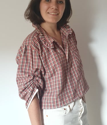 couturière sur-mesure et upcycling chemise