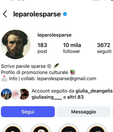 esempio di profilo social gestito da agenzia: personal branding