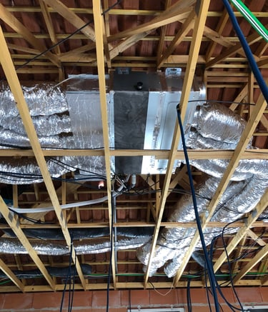 Chauffage et climatisation par un gainable